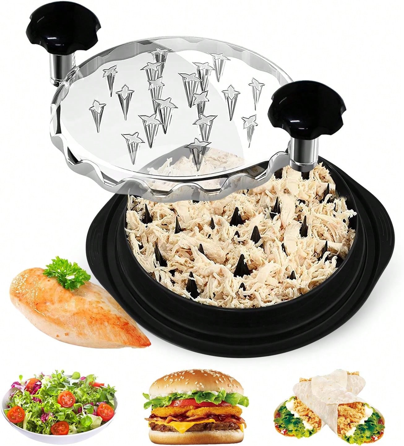 Spudger Plastic Set - Pencacah Ayam Manual Ergonomis Chefy, Pemisah