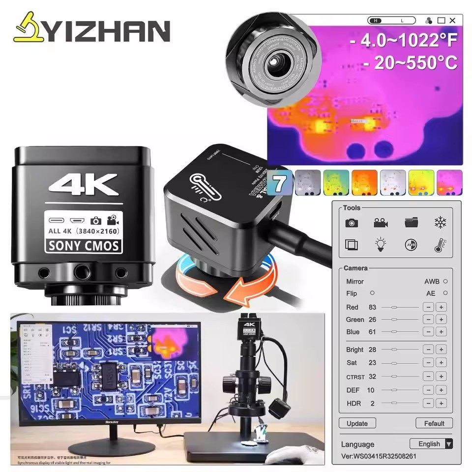 Electronics Repair Tools - YIZHAN Thermal Imager 256*192 Piksel 4K