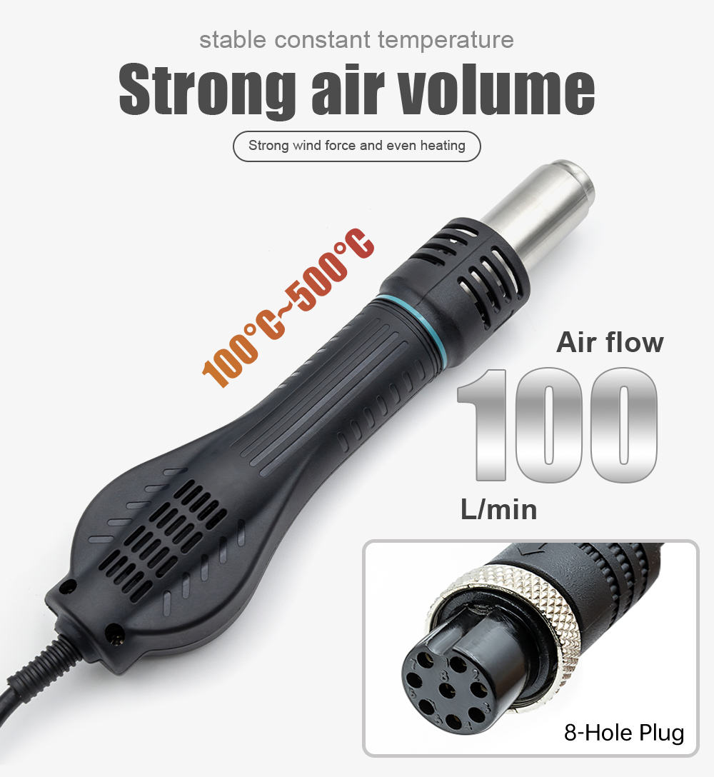 JCD 858DW Pistol Udara Panas 7 - Hot Air Station 858 ulasan dan harga
