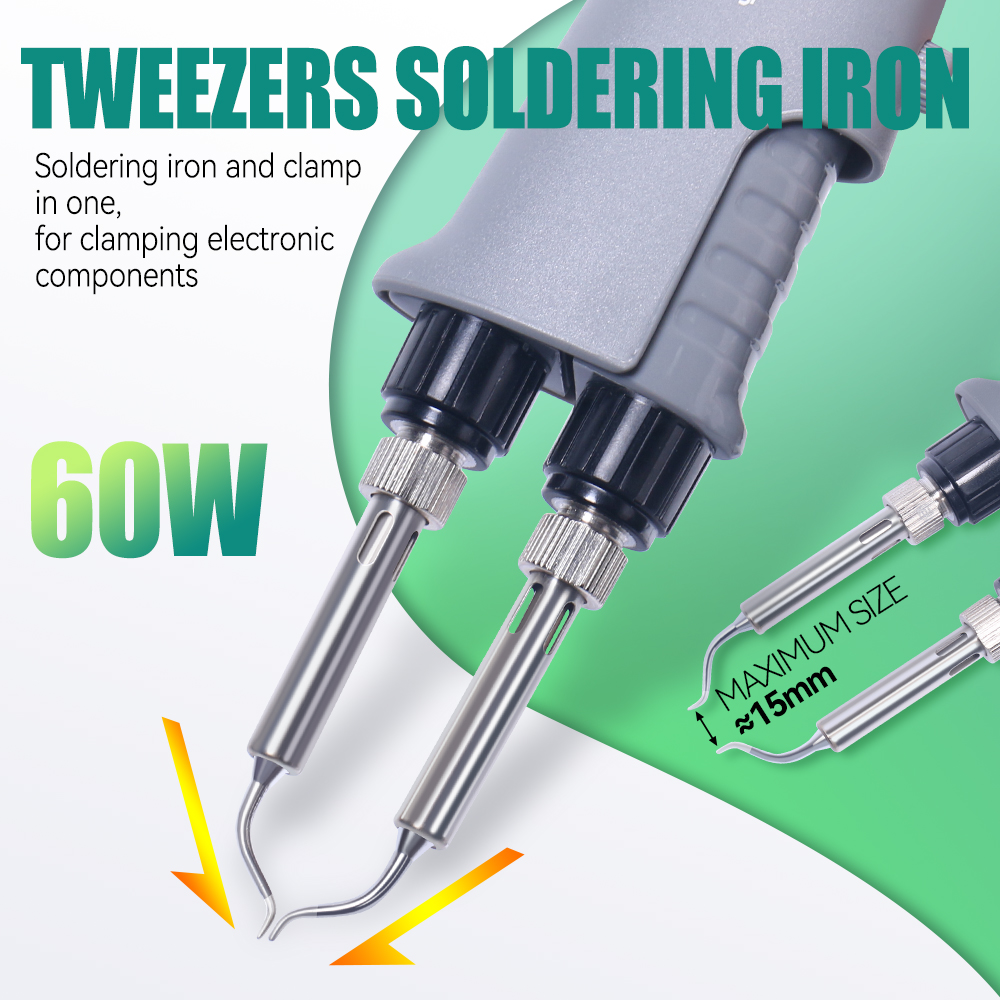 YIHUA 938D Pinset Portabel Sta - Smd Tweezer Set ulasan dan harga