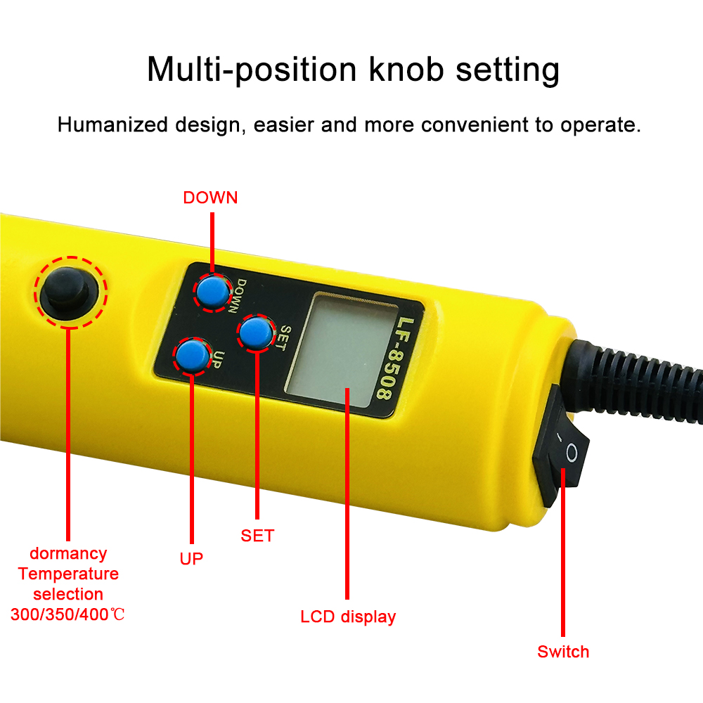 LCD Digital panas pistol udara - Hot Air Station 858 ulasan dan harga