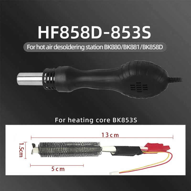 Bakon HF858D-853s, pegangan pi - Hot Air Station 858 ulasan dan harga