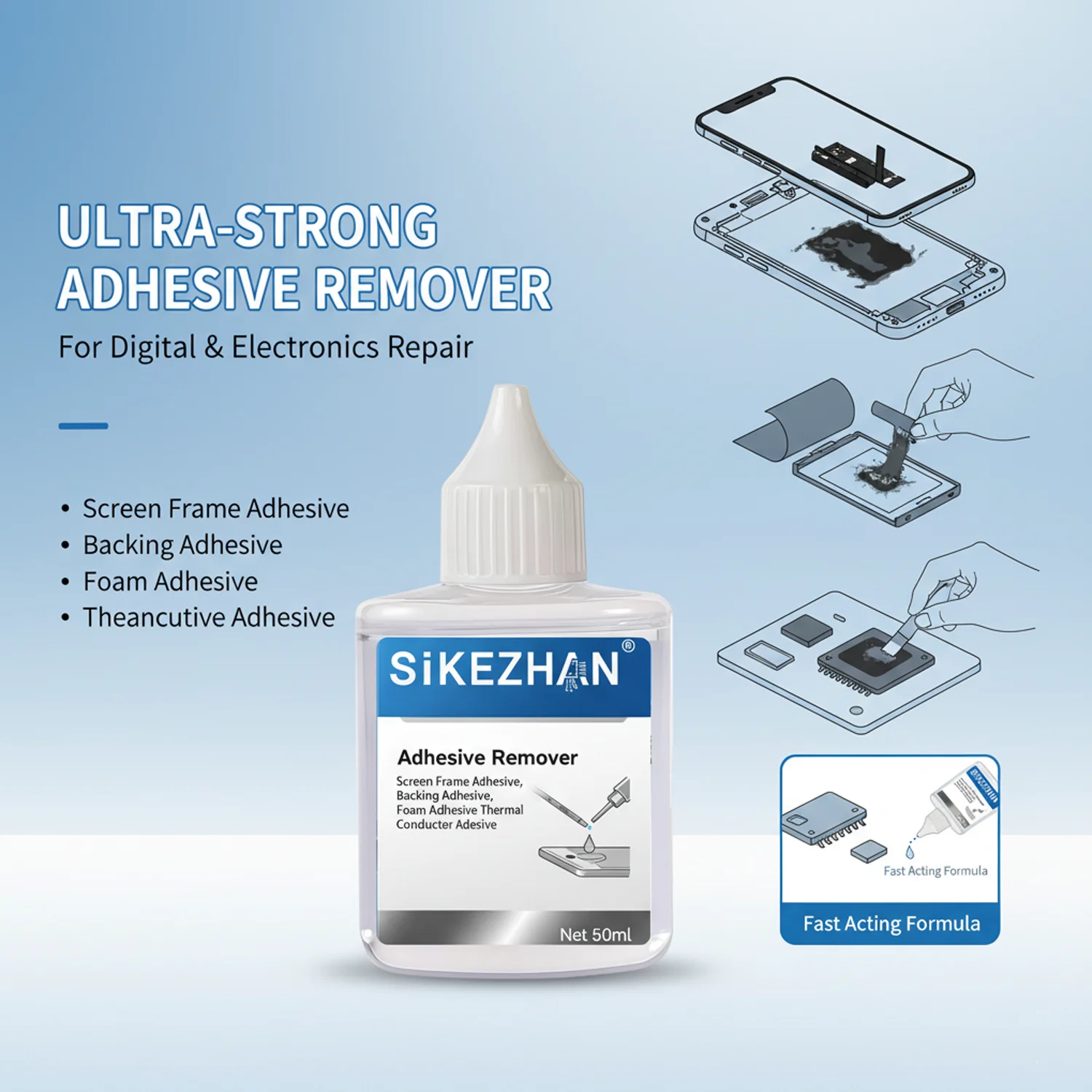 Cairan Pembersih Lem Universal - Electronics Repair Tools ulasan dan harga