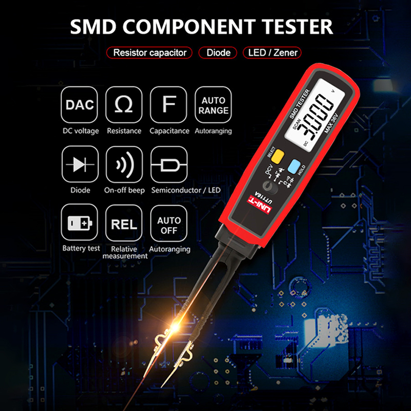 UNI-T UT116A UT116C Pinset Dig - Smd Tweezer Set ulasan dan harga