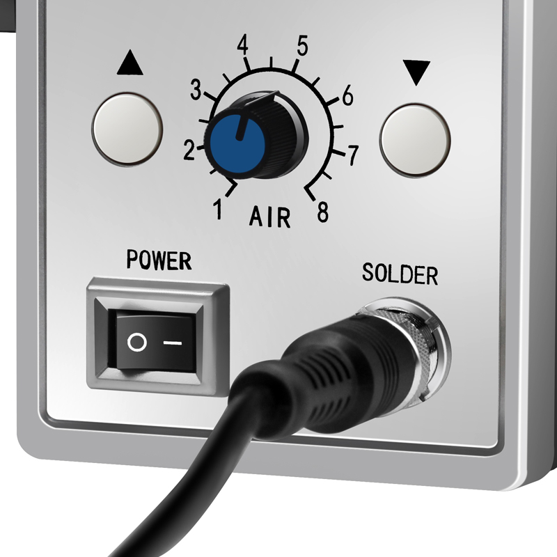 Pistol udara panas 858D BGA pe - Hot Air Station 858 ulasan dan harga
